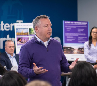 K State President Rich Linton