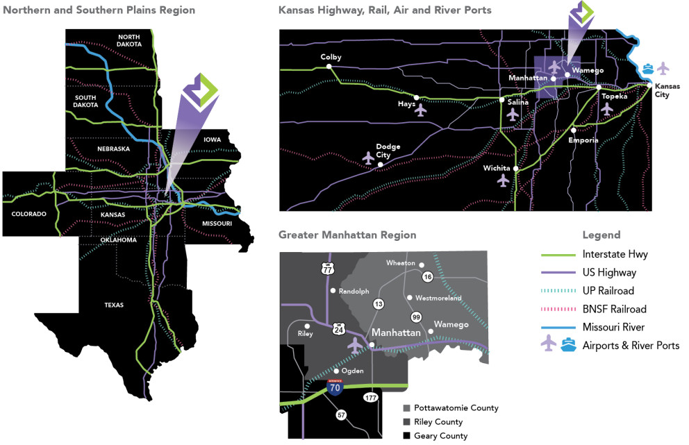 Regional map