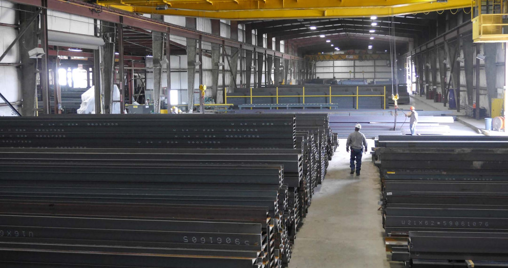 Steel and Pipe Supply Companies warehouse