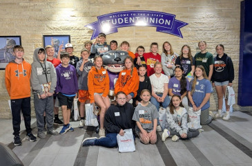 Eisenhower Middle School students at the HIRE Paths Career Hunt